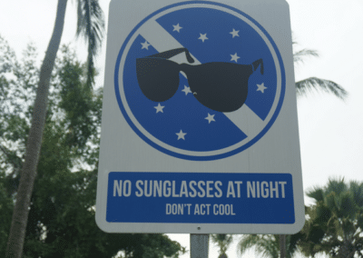 Sentosa Island funny signs