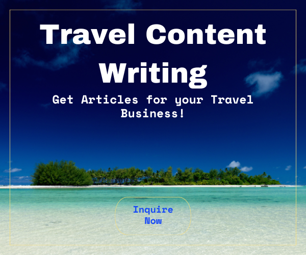 travel content writing